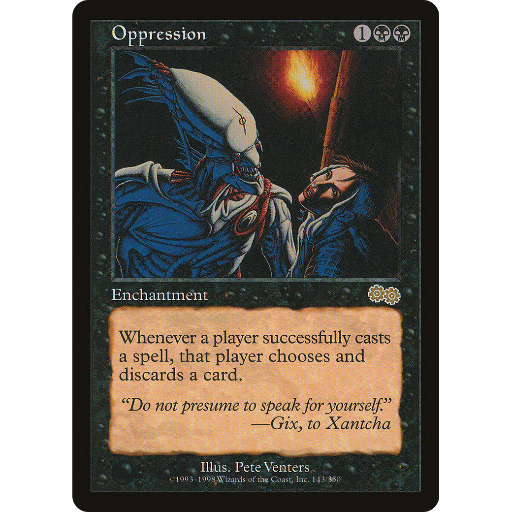 Oppression (USG-143) - Urza's Saga