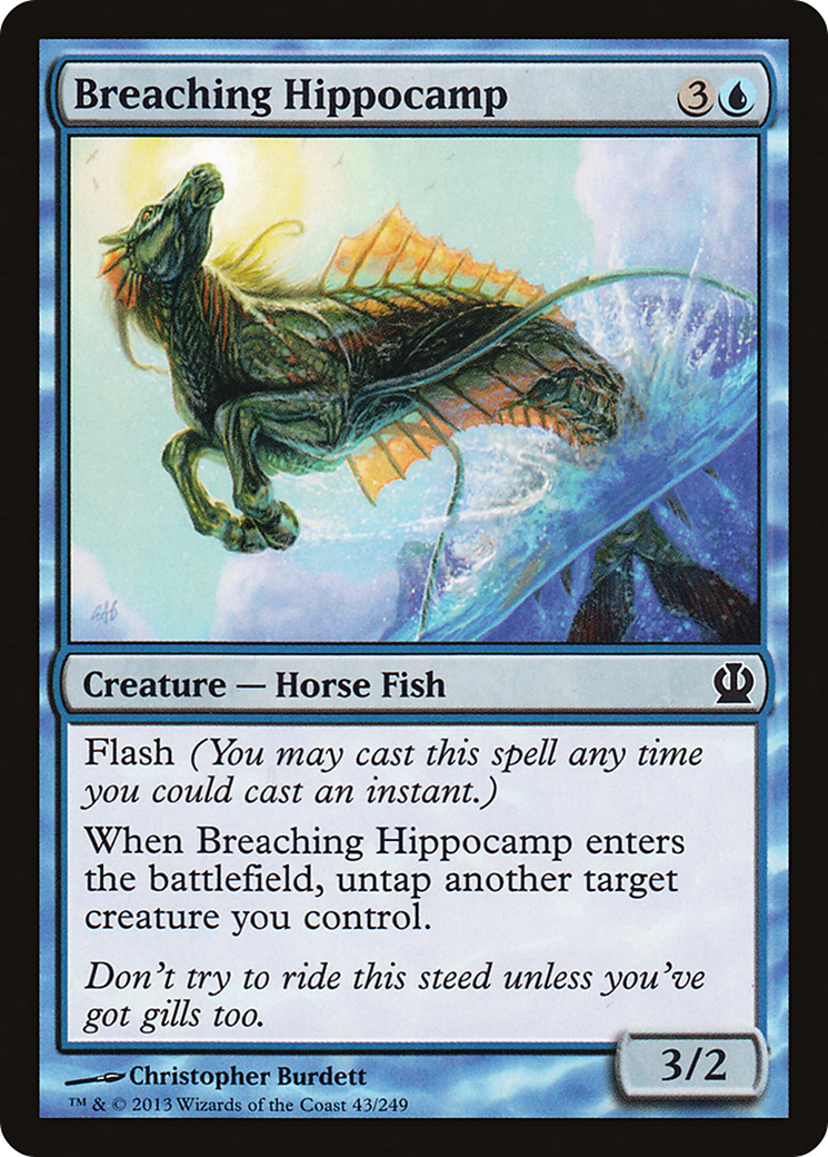 Breaching Hippocamp (THS-043) - Theros Foil