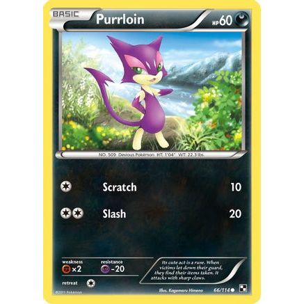 Purrloin 66/114 - Black and White