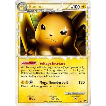 Raichu (Prime) 83/90 - Undaunted Holofoil