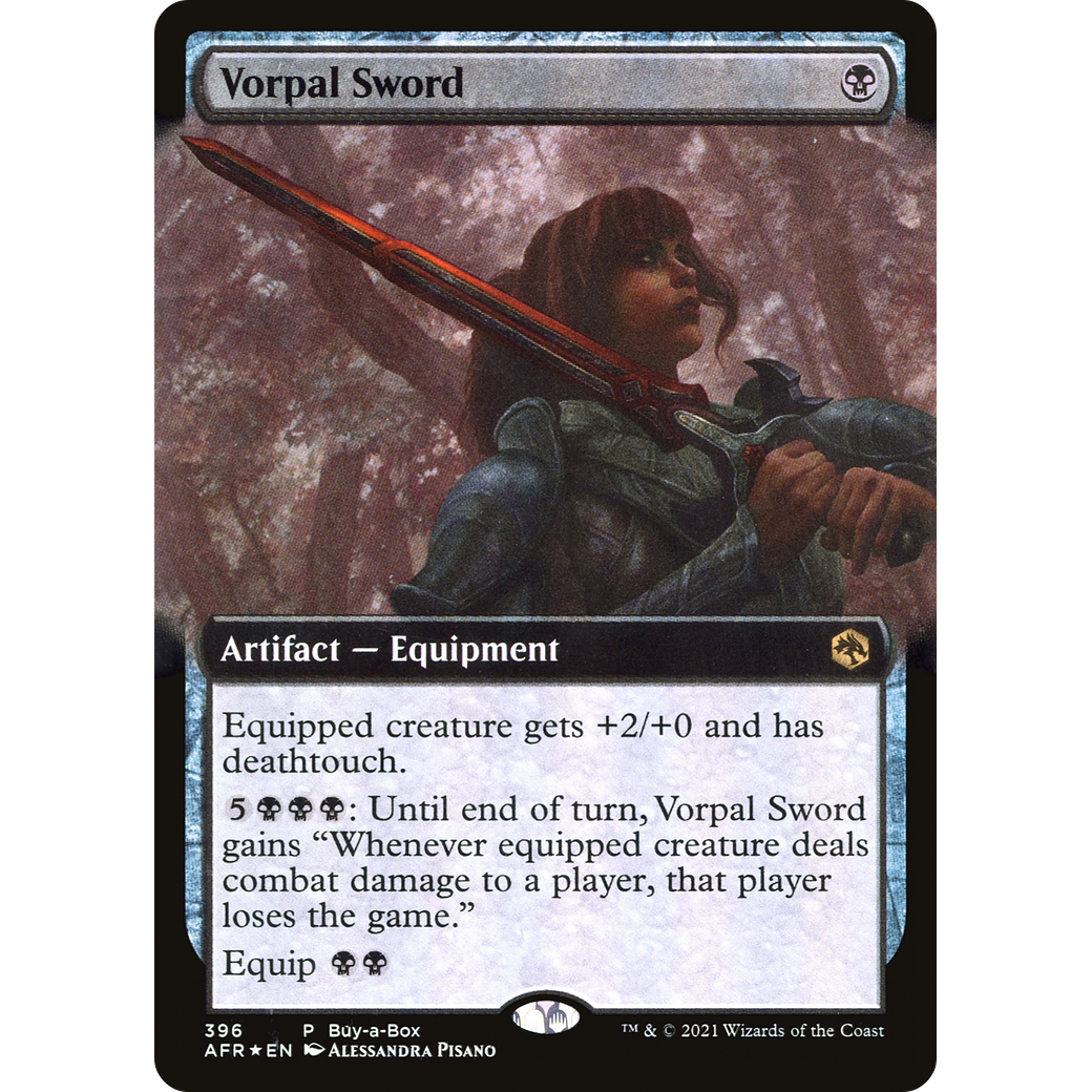 Vorpal Sword (BABP-396) - Adventures in the Forgotten Realms: (Extended Art) Foil