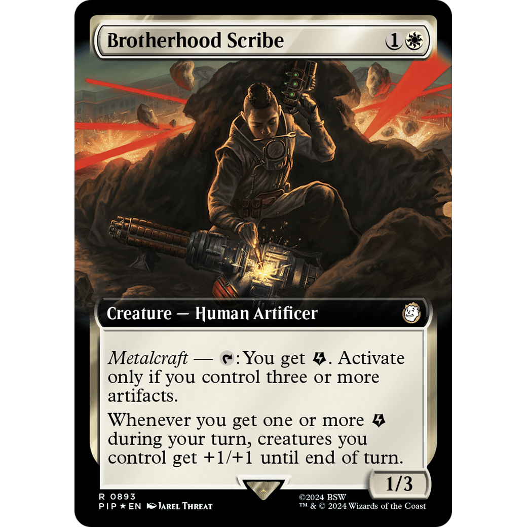 Brotherhood Scribe (PIP-893) - Fallout: (Extended Art) Foil