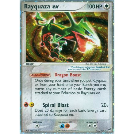 Rayquaza ex 102/107 - Deoxys Holofoil