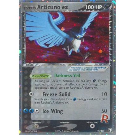 Rocket's Articuno ex 96/109 - Team Rocket Returns Holofoil