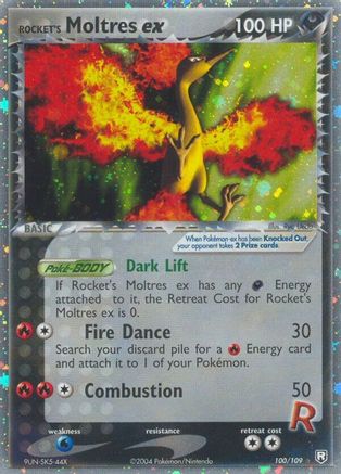 Rocket's Moltres ex 100/109 - Team Rocket Returns