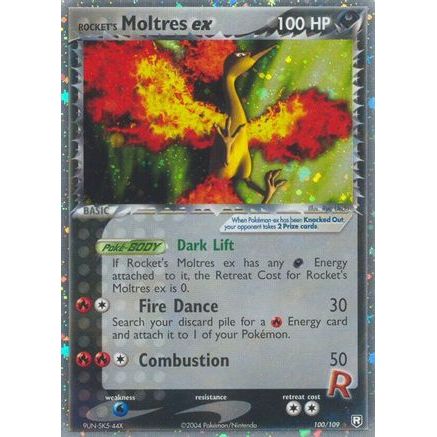 Rocket's Moltres ex 100/109 - Team Rocket Returns
