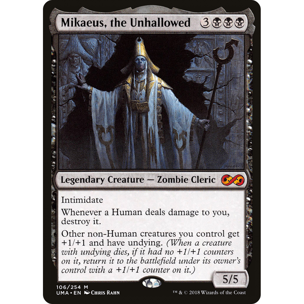 Mikaeus, the Unhallowed (UMA-106) - Ultimate Masters Foil