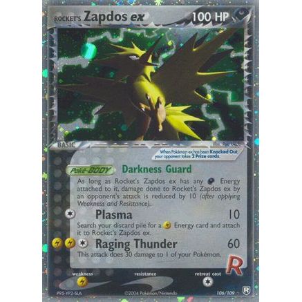 Rocket's Zapdos ex 106/109 - Team Rocket Returns Holofoil