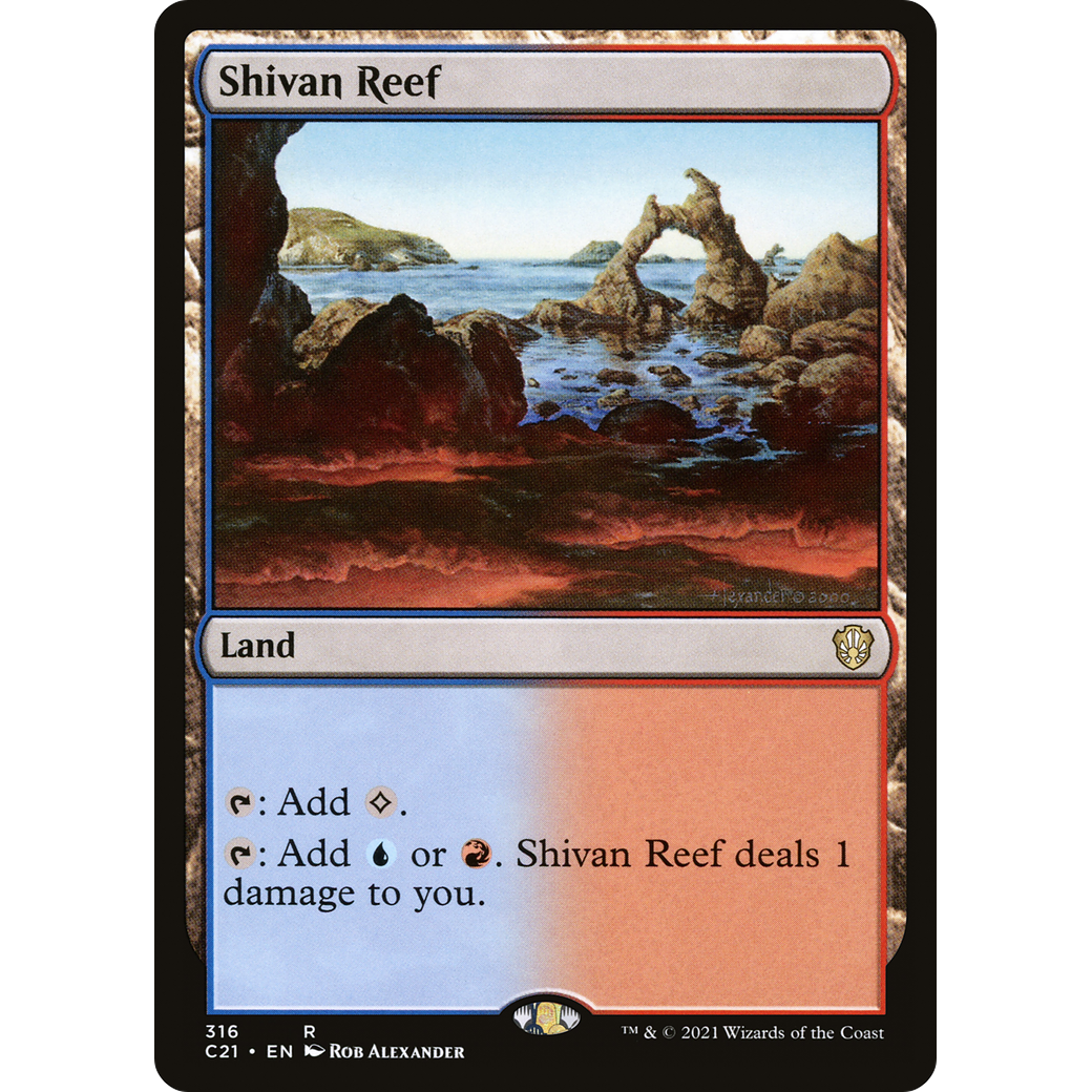 Shivan Reef (C21-316) - Commander 2021