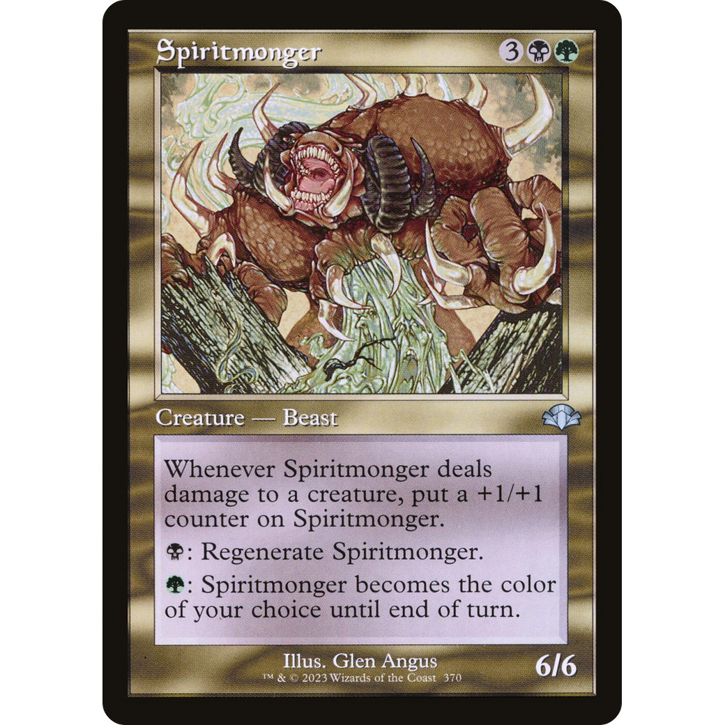 Spiritmonger (Retro Frame) (DMR-370) - Dominaria Remastered