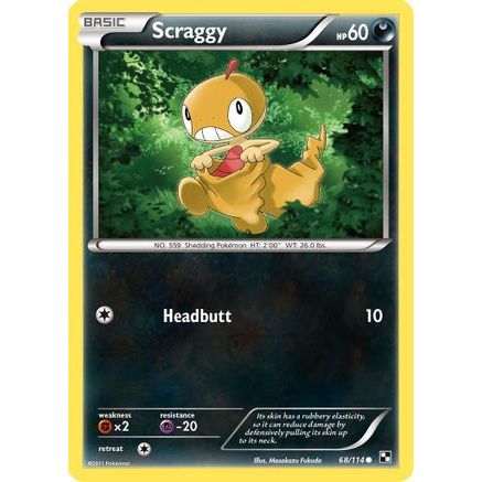 Scraggy 68/114 - Black and White