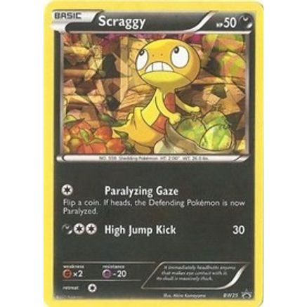 Scraggy - BW25 (Cosmos Holo) BW25/101 - Black and White Promos Holofoil
