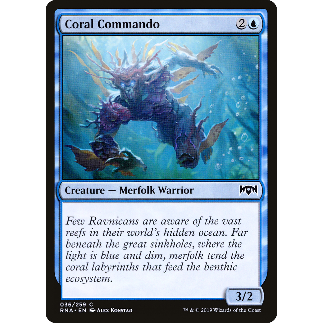 Coral Commando (RNA-036) - Ravnica Allegiance