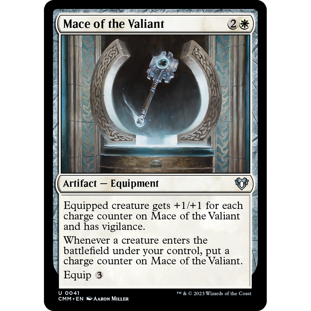 Mace of the Valiant (CMM-041) - Commander Masters Foil