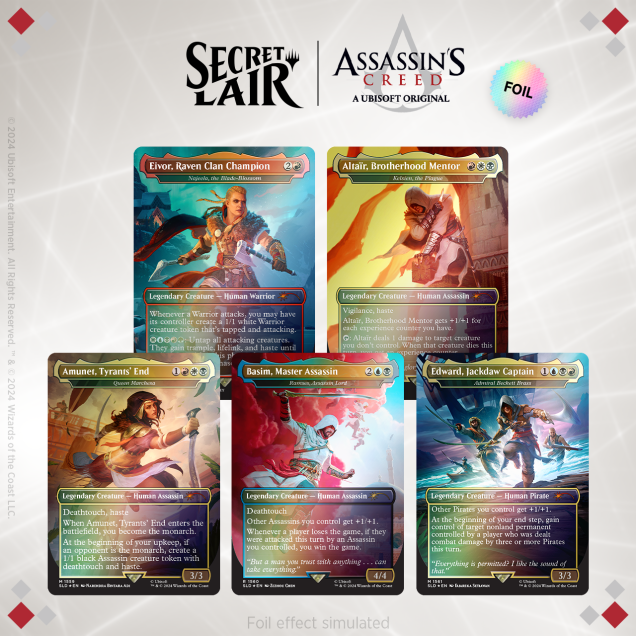 Magic the Gathering: Secret Lair x Assassin’s Creed: Lethal Legends