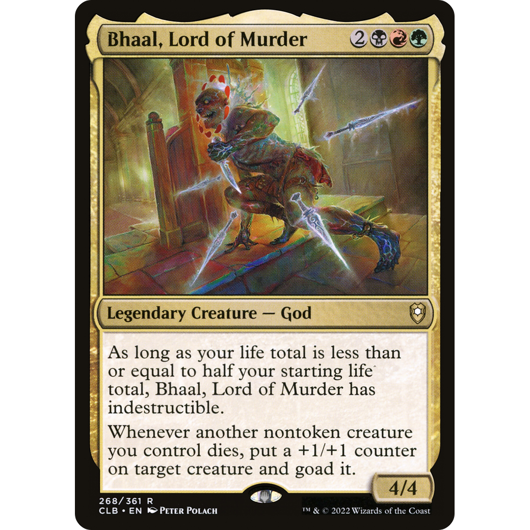 Bhaal, Lord of Murder (CLB-268) - Commander Legends: Battle for Baldur's Gate Foil