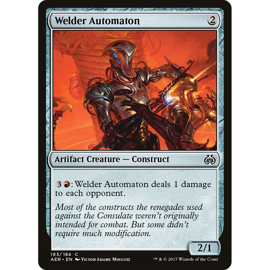 Welder Automaton (AER-183) - Aether Revolt Foil