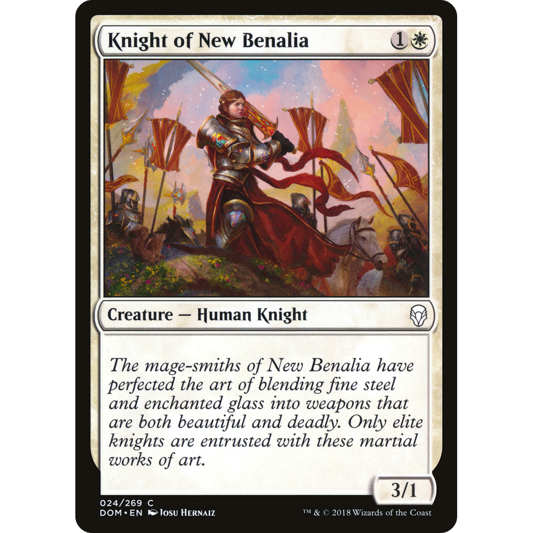 Knight of New Benalia (DOM-024) - Dominaria