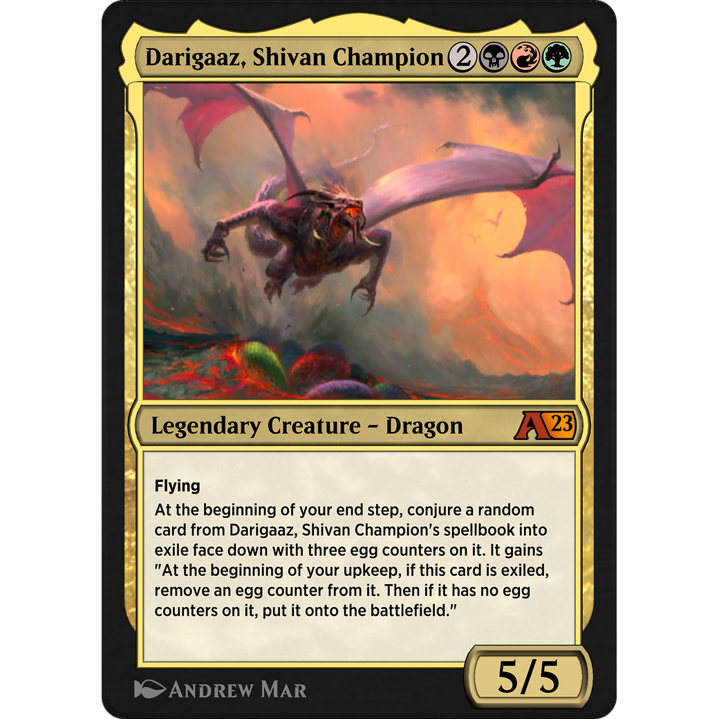 Darigaaz, Shivan Champion (YDMU-022) - Alchemy: Dominaria