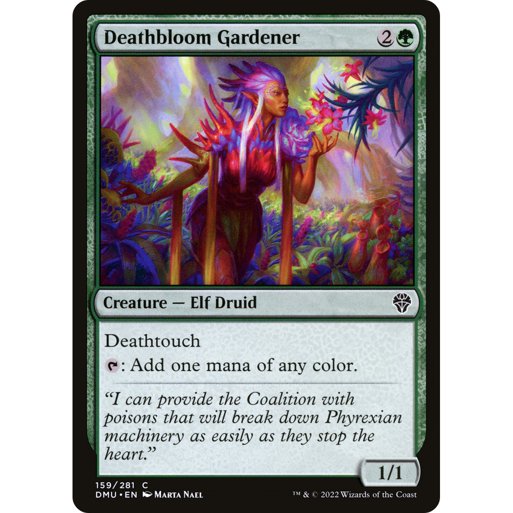 Deathbloom Gardener (DMU-159) - Dominaria United Foil