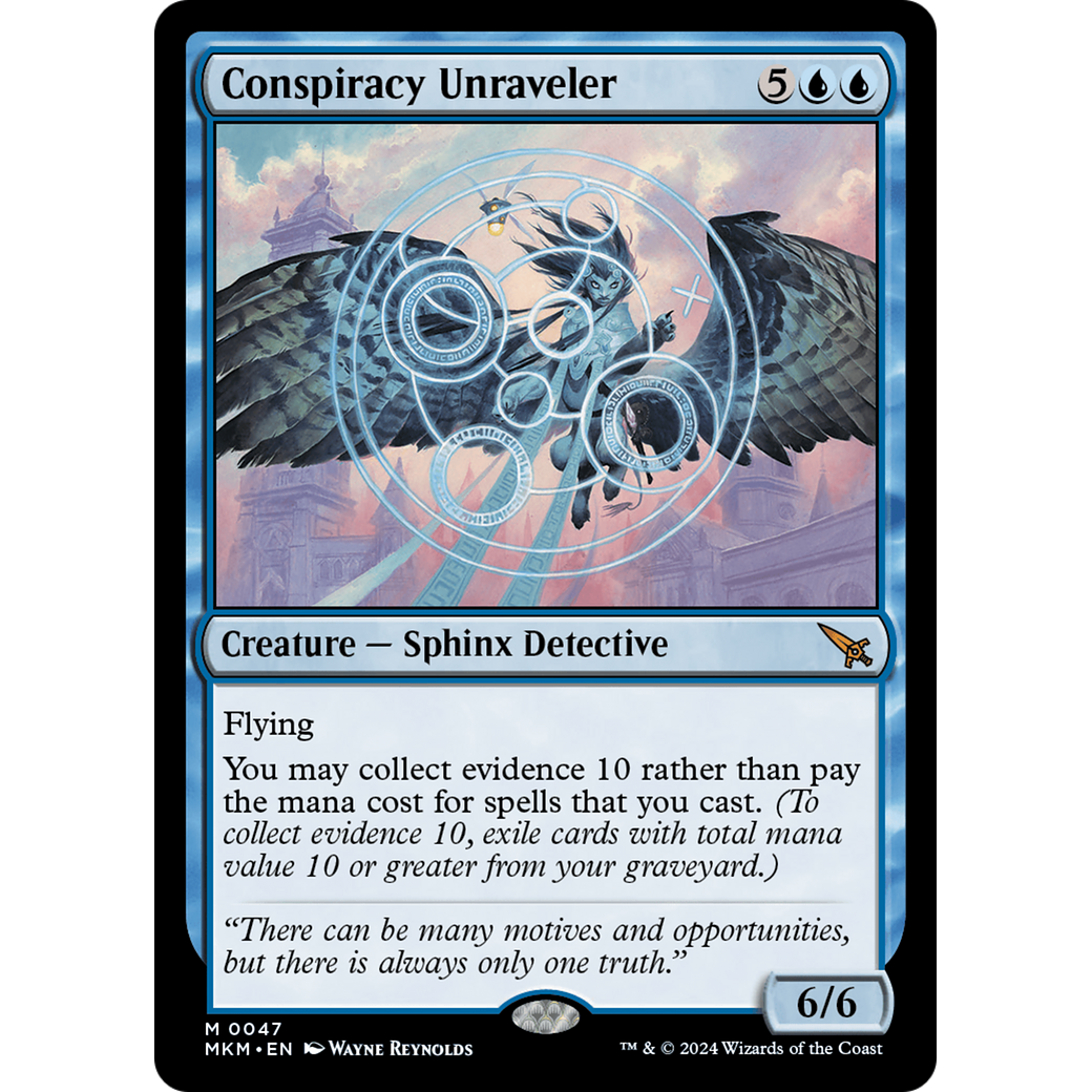 Conspiracy Unraveler (MKM-047) - Murders at Karlov Manor Foil