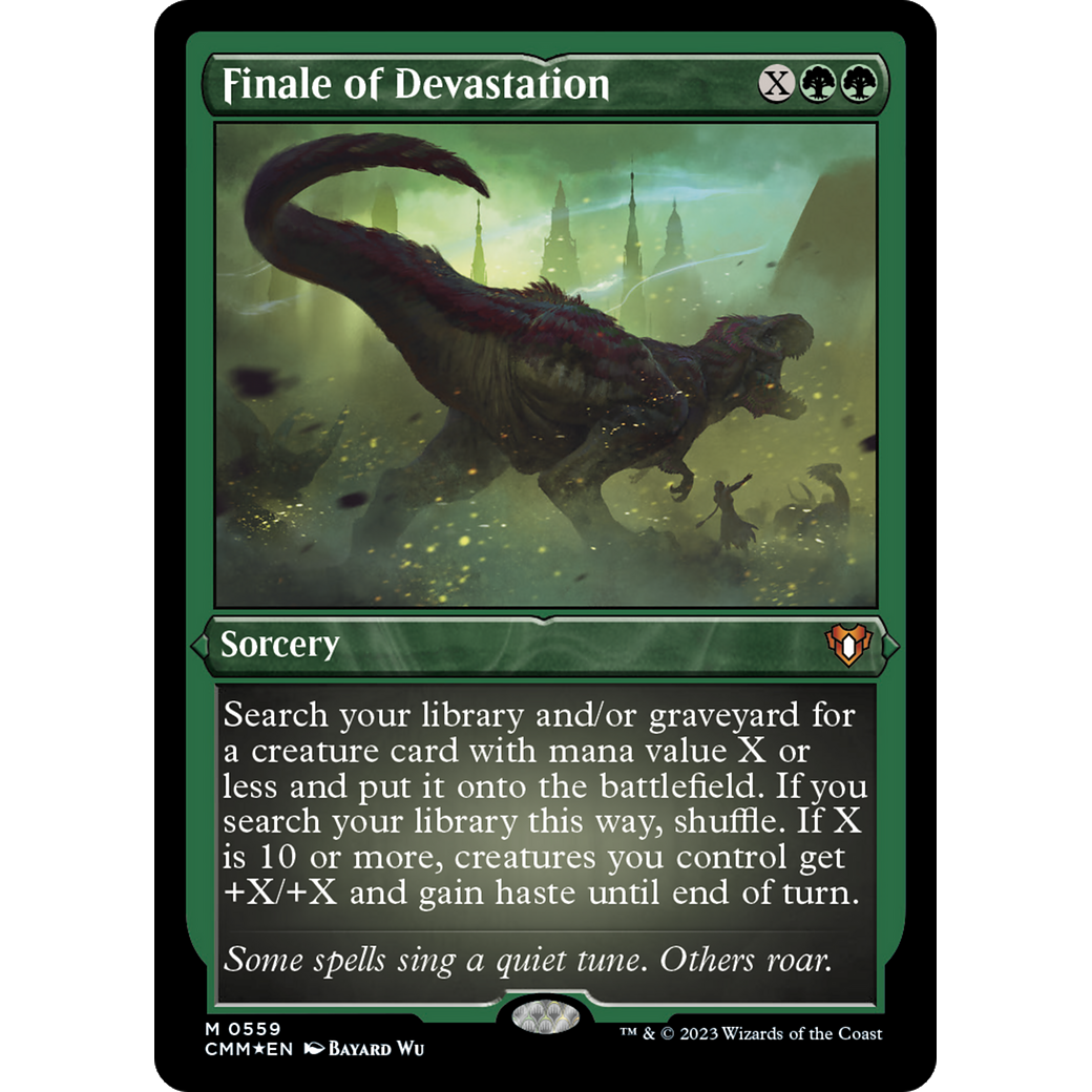 Finale of Devastation (CMM-559) - Commander Masters Etched Foil