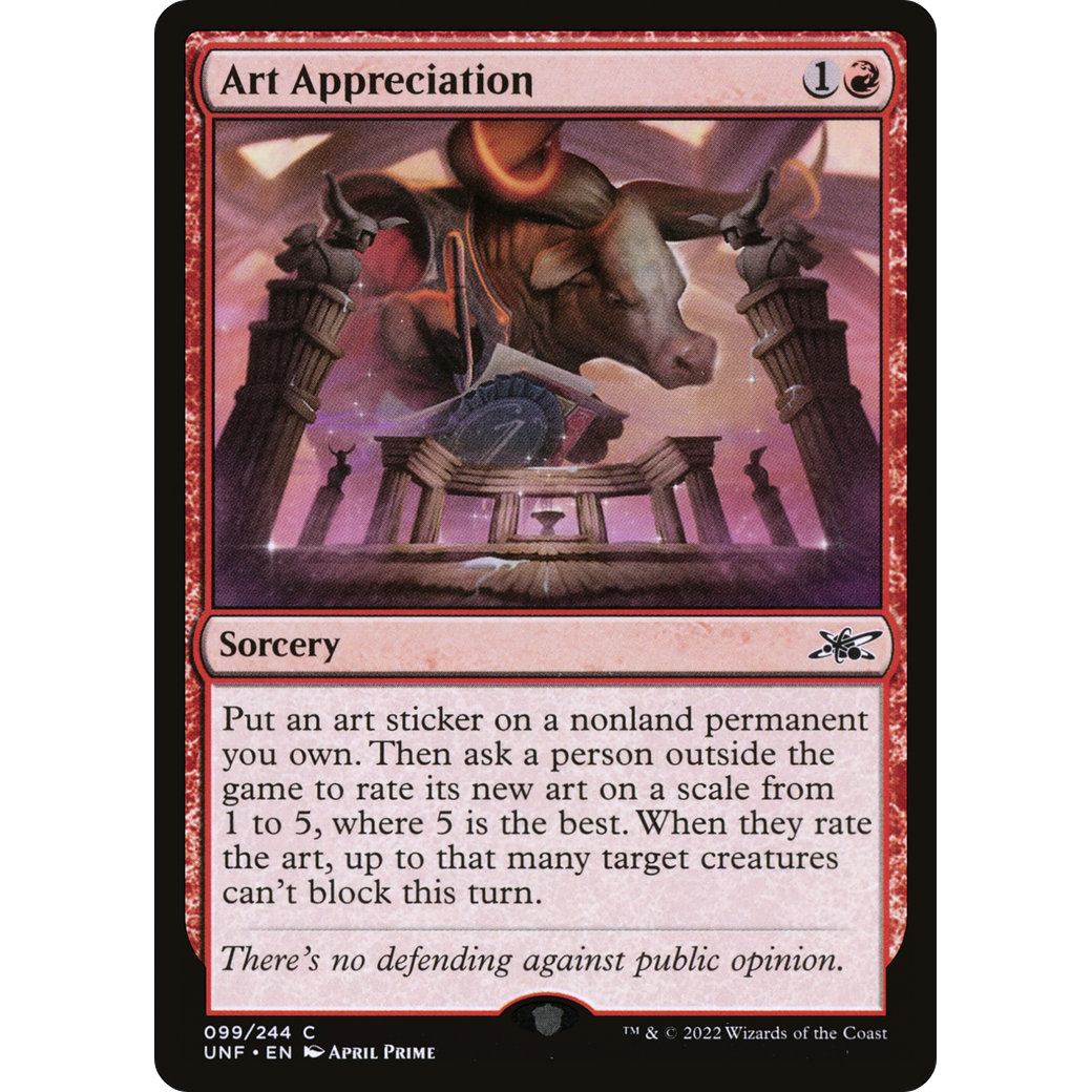 Art Appreciation (UNF-099) - Unfinity Foil