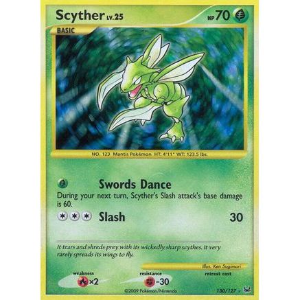 Scyther 130/127 - Platinum Holofoil
