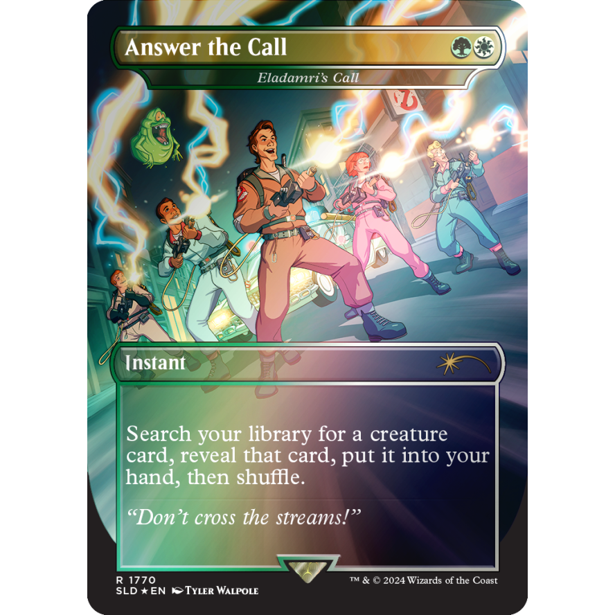 Magic the Gathering: Secret Lair x Ghostbusters - The Real Ghostbusters: Rainbow Foil Edition