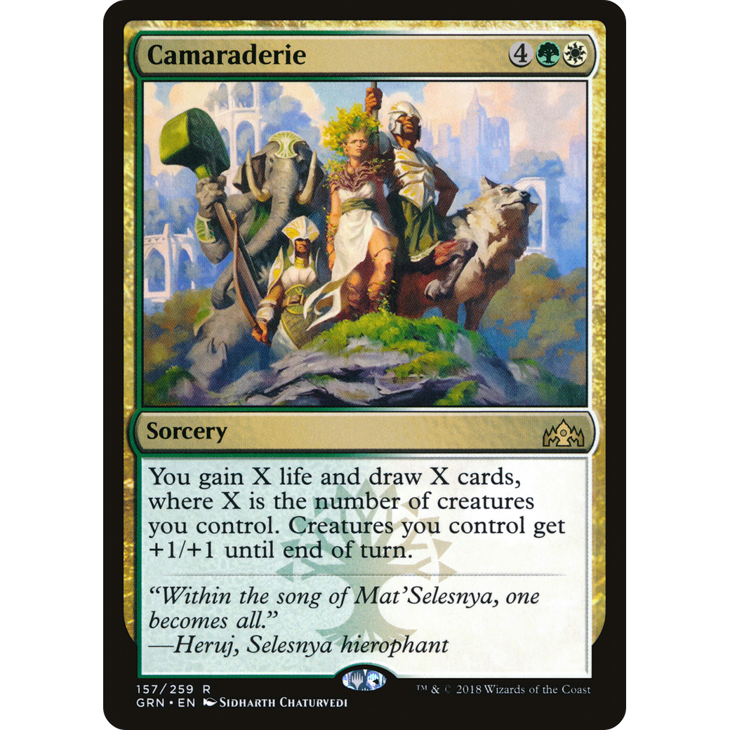 Camaraderie (GRN-157) - Guilds of Ravnica