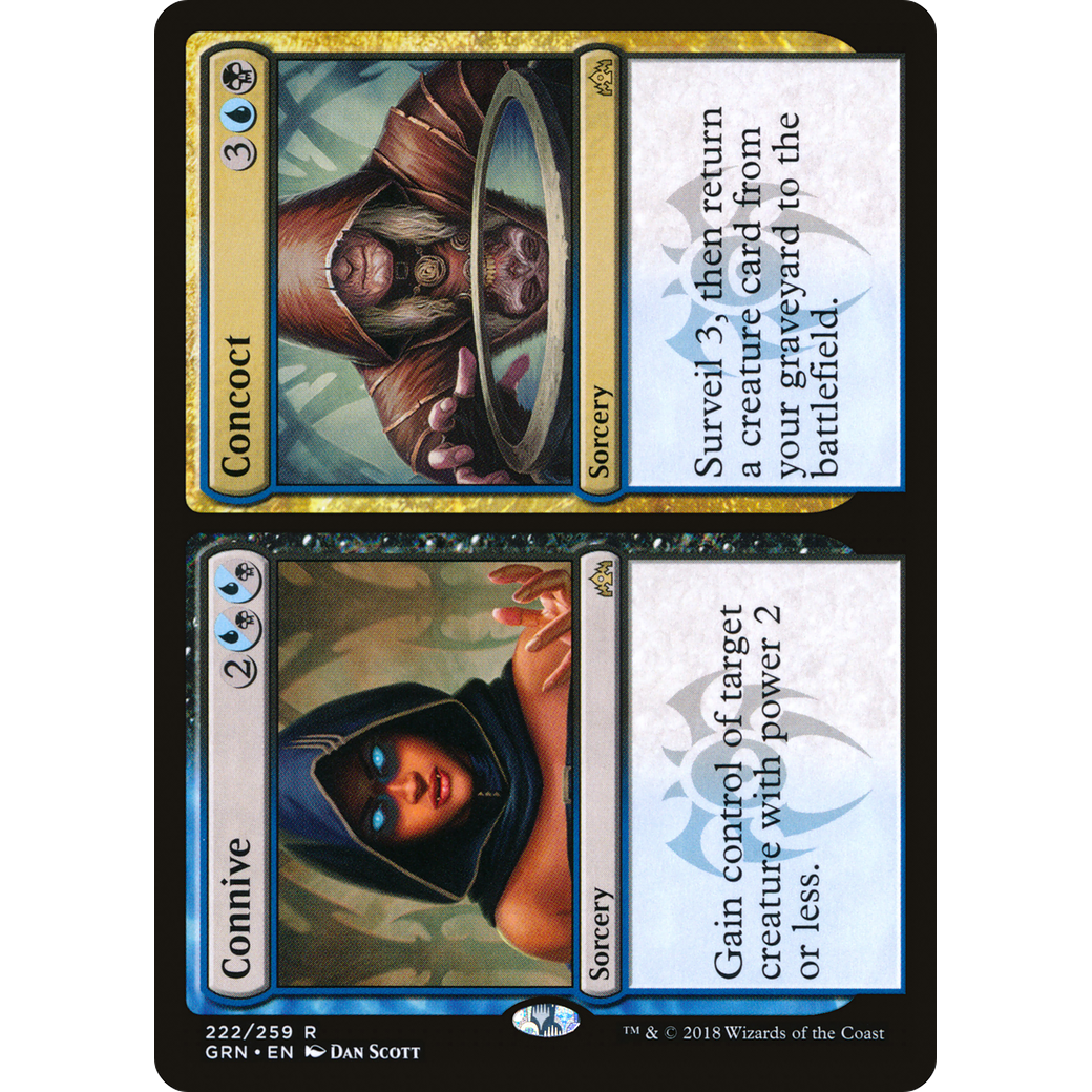 Connive // Concoct (GRN-222) - Guilds of Ravnica