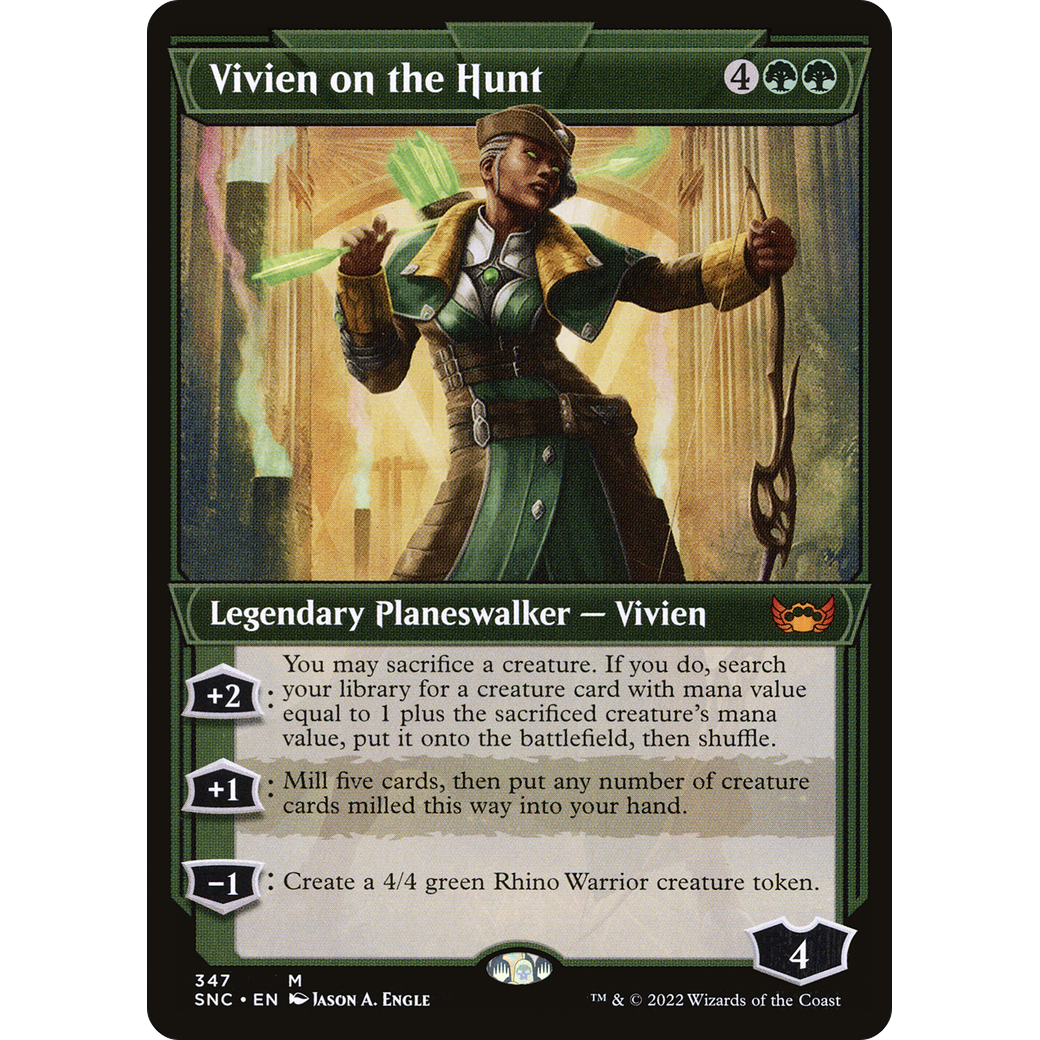 Vivien on the Hunt (Showcase) (SNC-347) - Streets of New Capenna: (Showcase)
