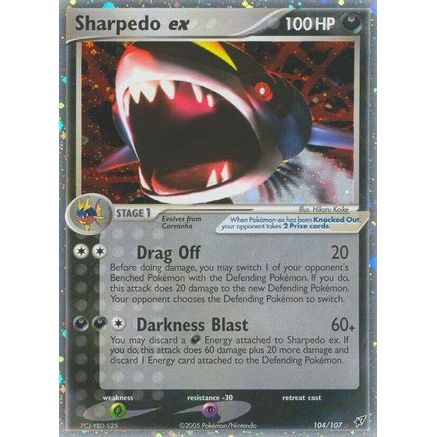 Sharpedo ex 104/107 - Deoxys Holofoil