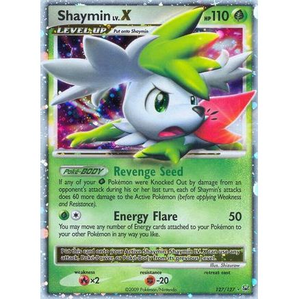 Shaymin Lv.X (Sky Forme) 127/127 - Platinum Holofoil
