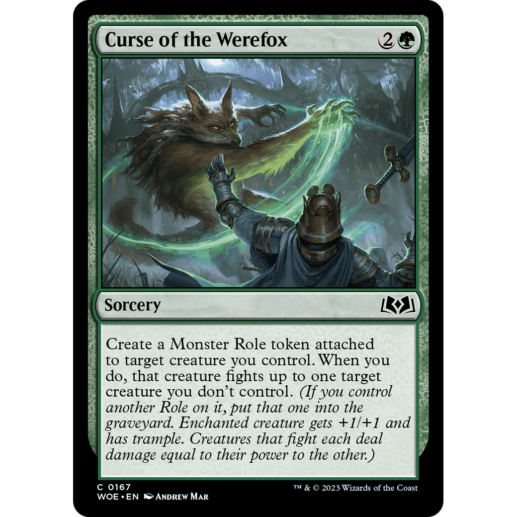 Curse of the Werefox (WOE-167) - Wilds of Eldraine Foil