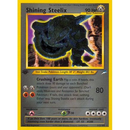 Shining Steelix 112/105 - Neo Destiny Unlimited Holofoil