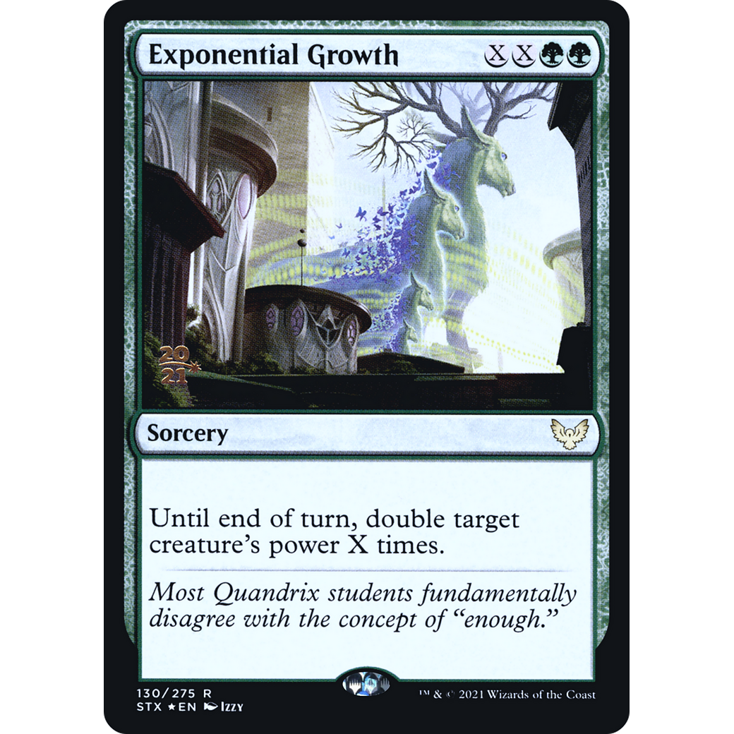 Exponential Growth (PRE-130) - Strixhaven: School of Mages Promos Foil