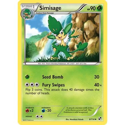 Simisage 8/114 - Black and White
