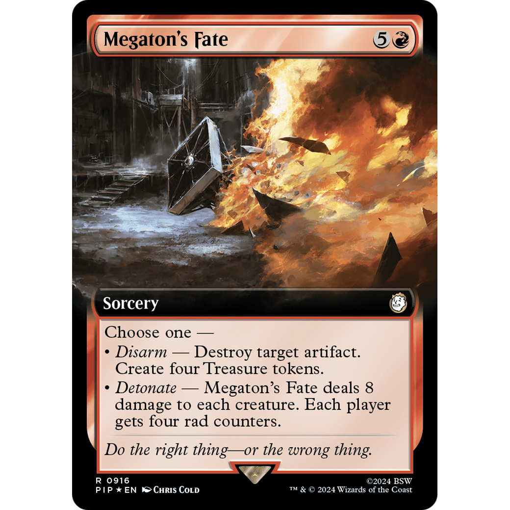 Megaton's Fate (PIP-916) - Fallout: (Extended Art) Foil