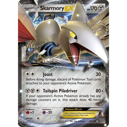 Skarmory EX 80/146 - XY Base Set Holofoil