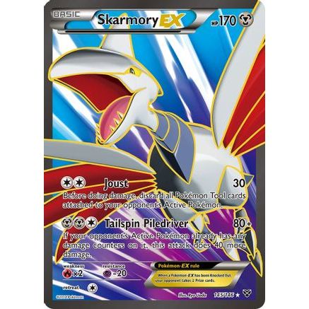 Skarmory EX (145 Full Art) 145/146 - XY Base Set Holofoil