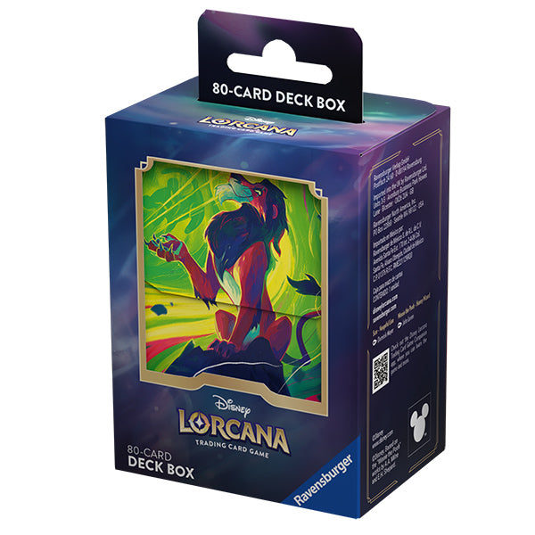 Disney Lorcana - Azurite Sea - Scar, Vengeful Lion Deck Box (Pre-Order) (Expected 11/15/24)