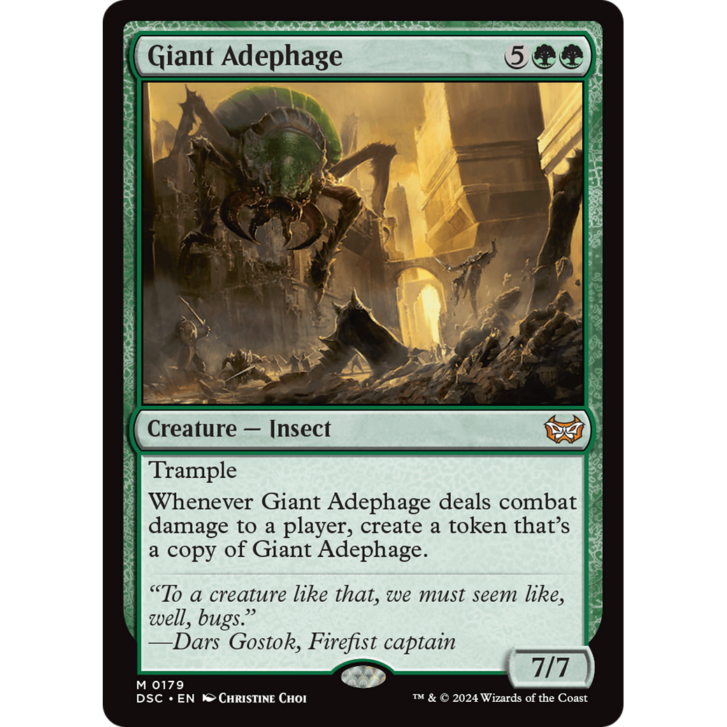 Giant Adephage (DSC-179) - Duskmourn: House of Horror Commander