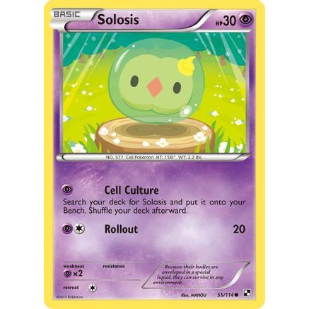 Solosis 55/114 - Black and White Reverse Holofoil