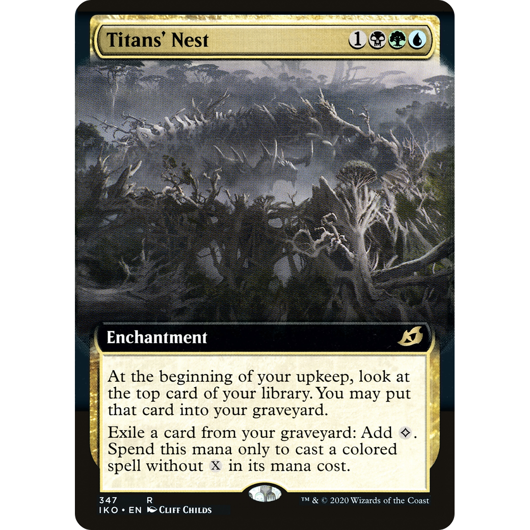 Titans' Nest (Extended Art) (IKO-347) - Ikoria: Lair of Behemoths: (Extended Art) Foil