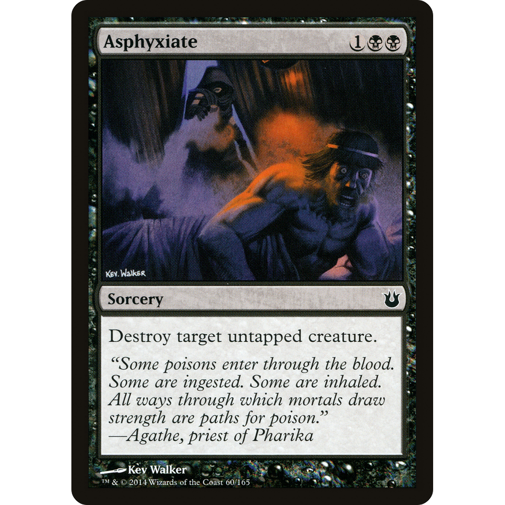 Asphyxiate (BNG-060) - Born of the Gods Foil