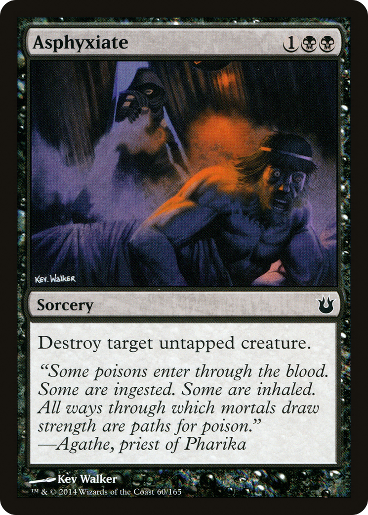 Asphyxiate (BNG-060) - Born of the Gods Foil