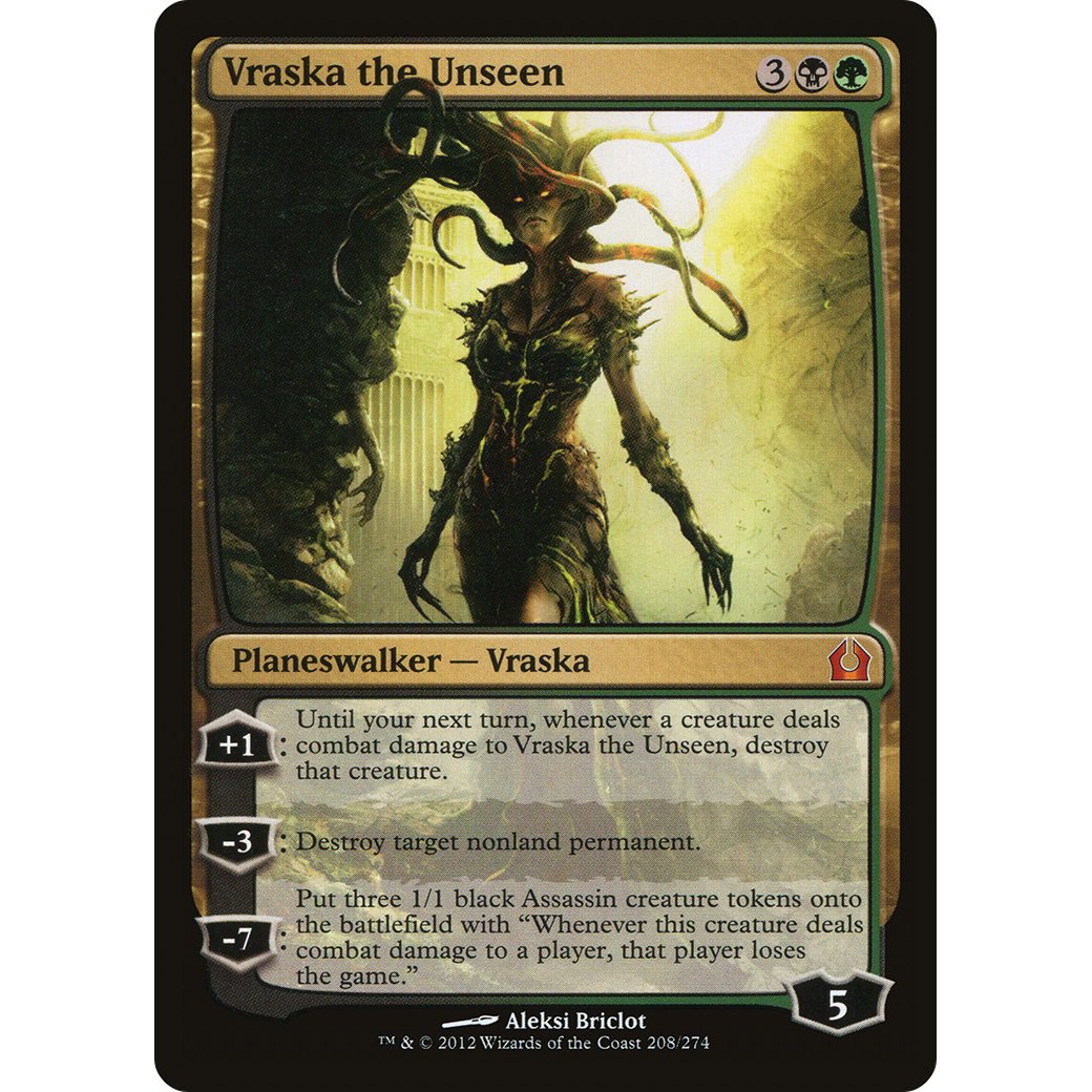 Vraska the Unseen (RTR-208) - Return to Ravnica Foil