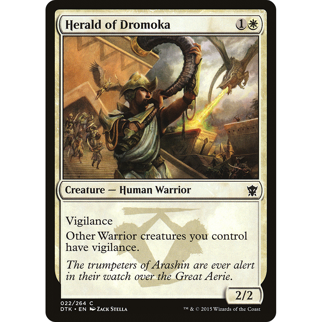 Herald of Dromoka (DTK-022) - Dragons of Tarkir