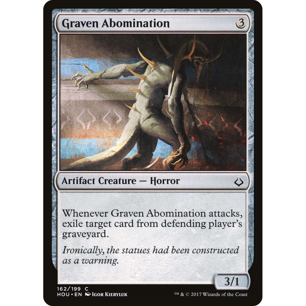 Graven Abomination (HOU-162) - Hour of Devastation Foil